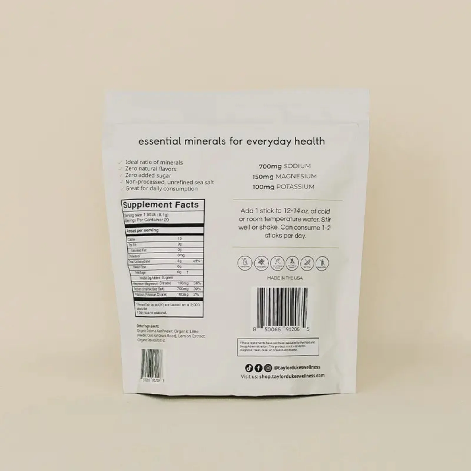 Lemon Lime Electrolyte Drink Mix - Image 3