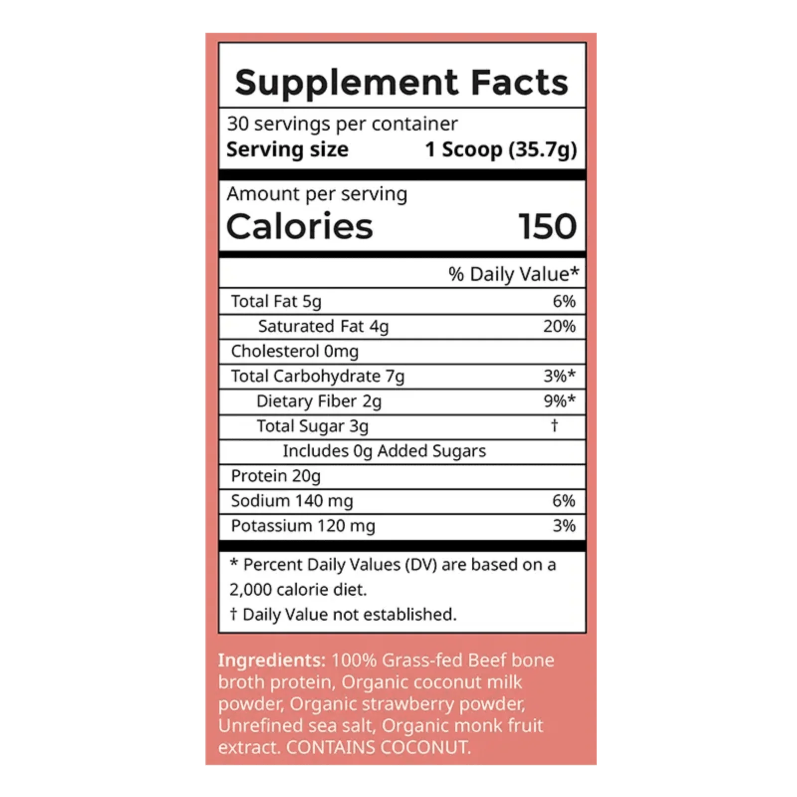 Strawberries & Cream Bone Broth Protein - Image 6